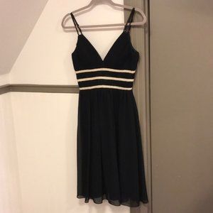 White House Black Market elegant black party dress